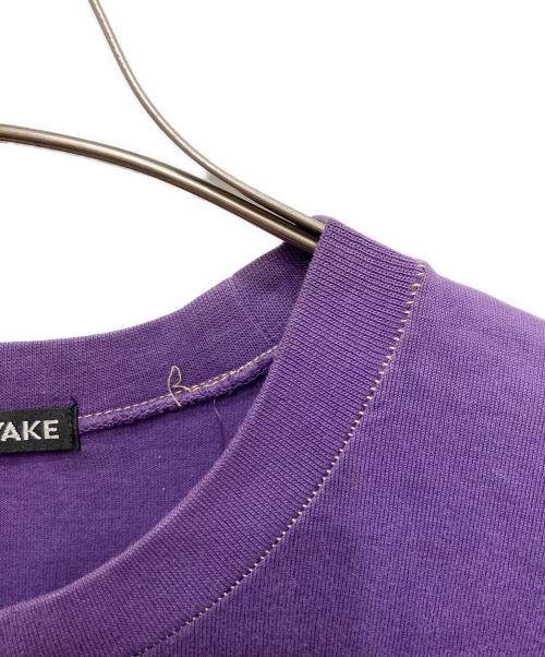 ISSEY MIYAKE（イッセイミヤケ）ISSEY MIYAKE (イッセイミヤケ) ステッチデザインTシャツ パープル サイズ:SIZE 2の古着・服飾アイテム