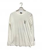 stussyステューシー）の古着「i-D magazineコラボロングスリーブTシャツ」｜ホワイト