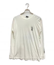 stussy（ステューシー）の古着「i-D magazineコラボロングスリーブTシャツ」｜ホワイト