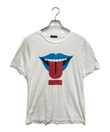 UNDERCOVER（アンダーカバー）の古着「Tongue Logo Tee（タングロゴティー）」｜ホワイト