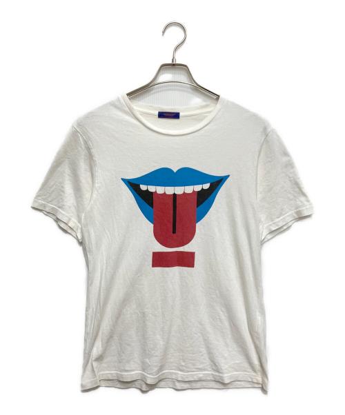 UNDERCOVER（アンダーカバー）UNDERCOVER (アンダーカバー) Tongue Logo Tee（タングロゴティー） ホワイト サイズ:2の古着・服飾アイテム