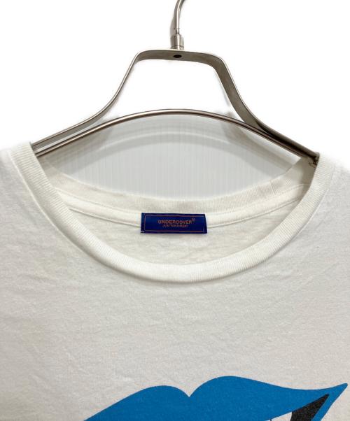 UNDERCOVER（アンダーカバー）UNDERCOVER (アンダーカバー) Tongue Logo Tee（タングロゴティー） ホワイト サイズ:2の古着・服飾アイテム