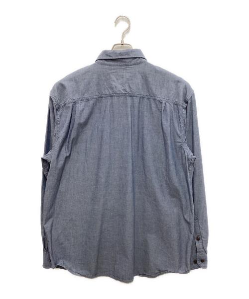 CarHartt（カーハート）CarHartt (カーハート) シャンブレーシャツ ブルー サイズ:Lの古着・服飾アイテム