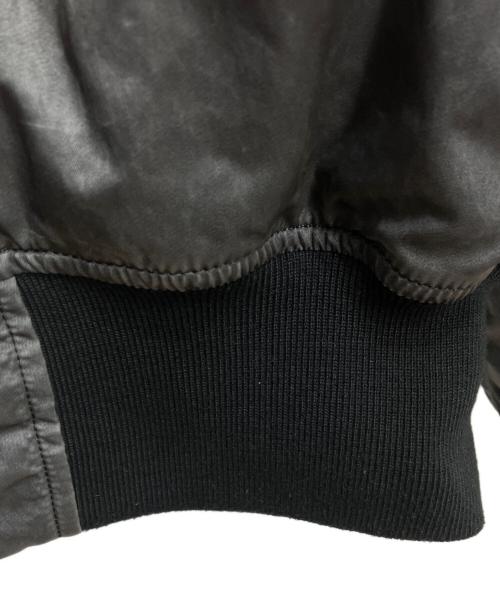 ALPHA（アルファ）ALPHA (アルファ) FREAK'S STORE (フリークスストア) 別注 ウォッシュ加工 MA-1 FLIGHT JACKET グレー サイズ:Lの古着・服飾アイテム