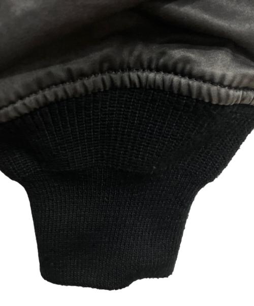 ALPHA（アルファ）ALPHA (アルファ) FREAK'S STORE (フリークスストア) 別注 ウォッシュ加工 MA-1 FLIGHT JACKET グレー サイズ:Lの古着・服飾アイテム