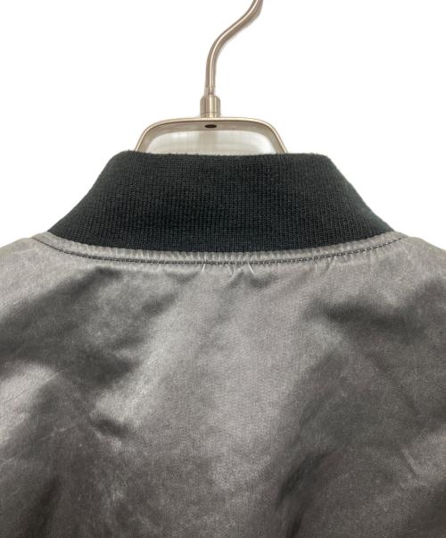 ALPHA（アルファ）ALPHA (アルファ) FREAK'S STORE (フリークスストア) 別注 ウォッシュ加工 MA-1 FLIGHT JACKET グレー サイズ:Lの古着・服飾アイテム