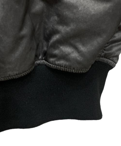 ALPHA（アルファ）ALPHA (アルファ) FREAK'S STORE (フリークスストア) 別注 ウォッシュ加工 MA-1 FLIGHT JACKET グレー サイズ:Lの古着・服飾アイテム