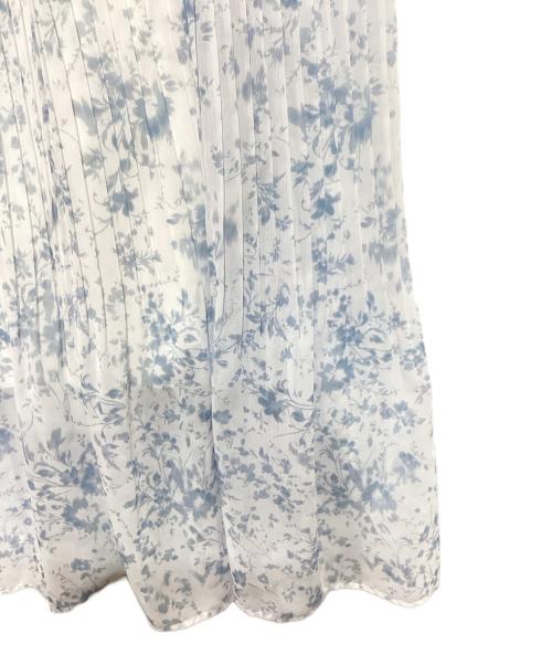 Snidel（スナイデル）Snidel (スナイデル) Sustainaプリーツフリルワンピース スカイブルー サイズ:00の古着・服飾アイテム