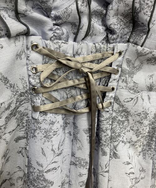 DazzliN（ダズリン）DazzliN (ダズリン) カスレフラワーIラインワンピース ブルー サイズ:Sの古着・服飾アイテム
