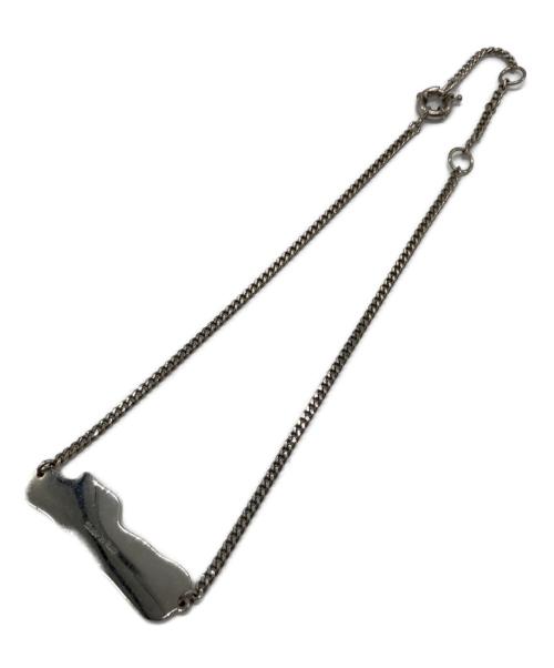 Acne studios（アクネ ストゥディオズ）Acne studios (アクネ ストゥディオズ) ロゴプレートネックレス アイボリーの古着・服飾アイテム