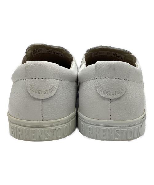 BIRKENSTOCK（ビルケンシュトック）BIRKENSTOCK (ビルケンシュトック) QO400 レザースリッポン ホワイト サイズ:40の古着・服飾アイテム