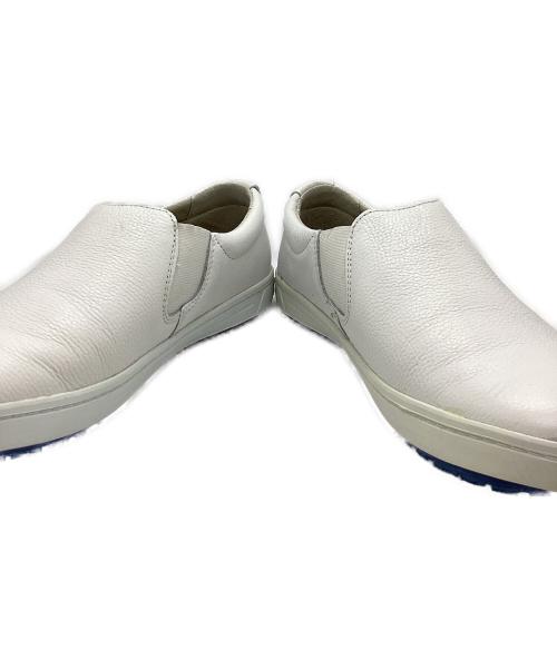 BIRKENSTOCK（ビルケンシュトック）BIRKENSTOCK (ビルケンシュトック) QO400 レザースリッポン ホワイト サイズ:40の古着・服飾アイテム