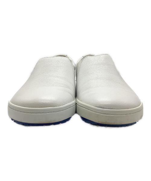 BIRKENSTOCK（ビルケンシュトック）BIRKENSTOCK (ビルケンシュトック) QO400 レザースリッポン ホワイト サイズ:40の古着・服飾アイテム