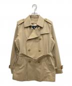 BURBERRY LONDONバーバリーロンドン）の古着「ハーフトレンチコート」｜ベージュ