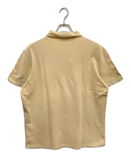 PRADA SPORTS（プラダスポーツ）PRADA SPORTS (プラダスポーツ) ラバーロゴ装飾ポロシャツ ベージュ サイズ:Mの古着・服飾アイテム