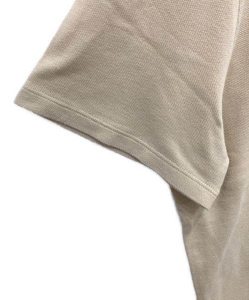 PRADA SPORTS（プラダスポーツ）PRADA SPORTS (プラダスポーツ) ラバーロゴ装飾ポロシャツ ベージュ サイズ:Mの古着・服飾アイテム