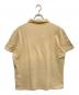 PRADA SPORTS (プラダスポーツ) ラバーロゴ装飾ポロシャツ ベージュ サイズ:M：13000円