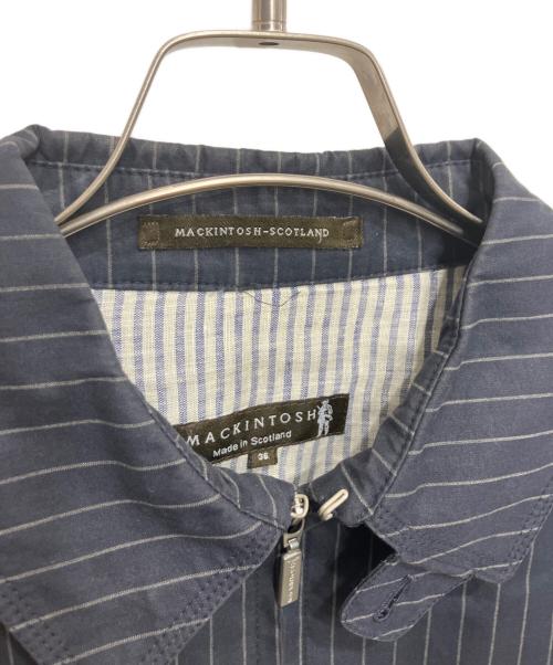 MACKINTOSH（マッキントッシュ）MACKINTOSH (マッキントッシュ) ストライプジャケット ネイビー サイズ:36の古着・服飾アイテム