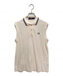 FRED PERRY（フレッドペリー）の古着「ノースリーブポロシャツ」｜ピンク
