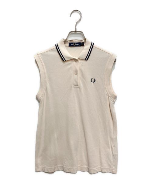 FRED PERRY（フレッドペリー）FRED PERRY (フレッドペリー) ノースリーブポロシャツ ピンク サイズ:UK8の古着・服飾アイテム