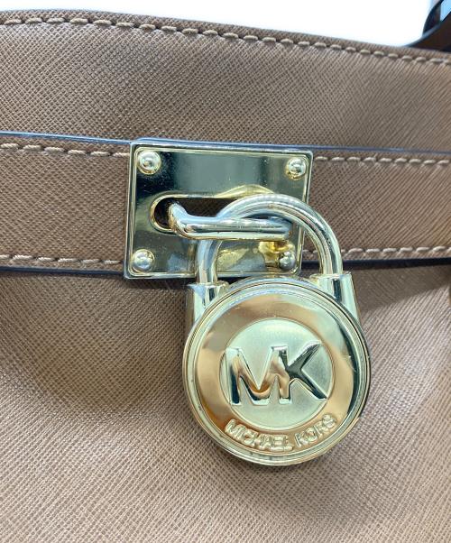 MCHAEL KORS（マイケルコース）MCHAEL KORS (マイケルコース) ハミルトン2WAYバッグ ブラウンの古着・服飾アイテム