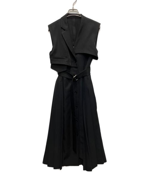 UNITED TOKYO（ユナイテッドトーキョー）UNITED TOKYO (ユナイテッドトーキョー) リファインドベストワンピース ブラック サイズ:SIZE 1の古着・服飾アイテム