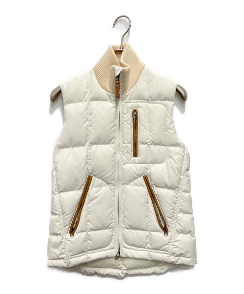 RALPH LAUREN（ラルフローレン）RALPH LAUREN (ラルフローレン) ダウンベスト アイボリー サイズ:XSの古着・服飾アイテム
