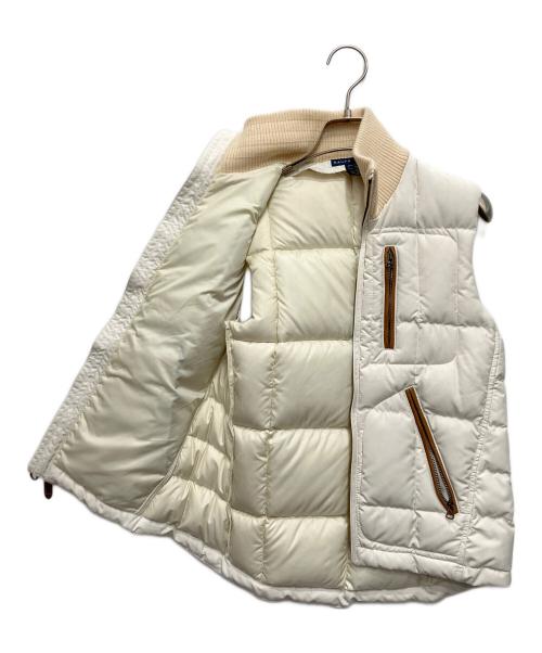 RALPH LAUREN（ラルフローレン）RALPH LAUREN (ラルフローレン) ダウンベスト アイボリー サイズ:XSの古着・服飾アイテム
