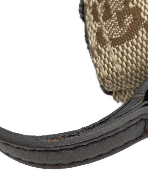 GUCCI（グッチ）GUCCI (グッチ) GGキャンバスアクセサリーポーチ ブラウンの古着・服飾アイテム