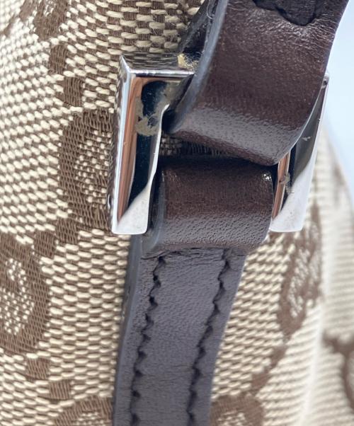 GUCCI（グッチ）GUCCI (グッチ) GGキャンバスアクセサリーポーチ ブラウンの古着・服飾アイテム