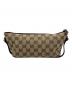 GUCCI (グッチ) GGキャンバスアクセサリーポーチ ブラウン：45000円