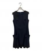 FOXEY NEWYORKフォクシーニューヨーク）の古着「ノースリーブワンピース」｜ブラック