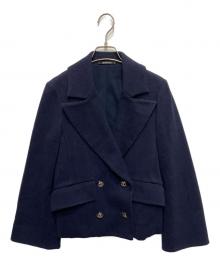 daisy lin for foxey（デイジーリン フォー フォクシー）の古着「Waffle Stretch Jacket」｜ネイビー