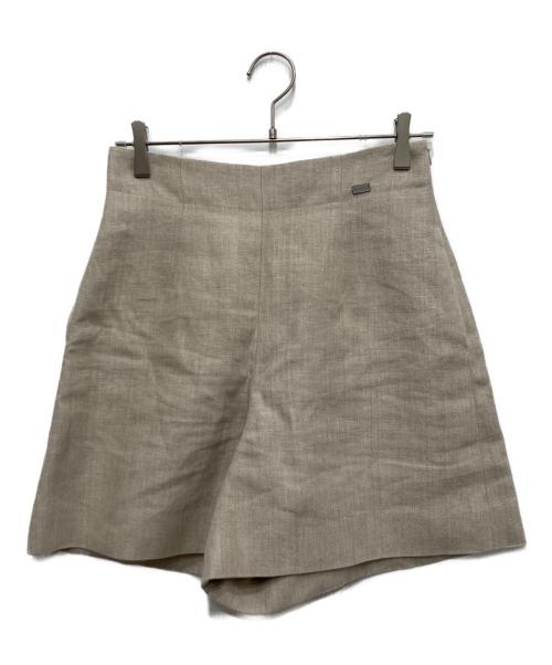 FOXEY（フォクシー）FOXEY (フォクシー) リネンショートパンツ ベージュ サイズ:40の古着・服飾アイテム