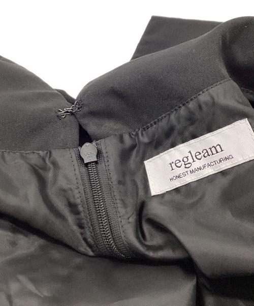 regleam（リグリーム）regleam (リグリーム) ビックカラーパフワンピース ブラック サイズ:Mの古着・服飾アイテム