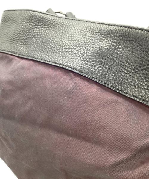 BURBERRY（バーバリー）BURBERRY (バーバリー) 巾着トートバッグ ブラック×パープルの古着・服飾アイテム