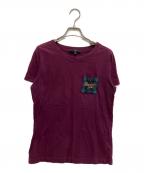 GUCCIグッチ）の古着「ポケットTシャツ」｜パープル