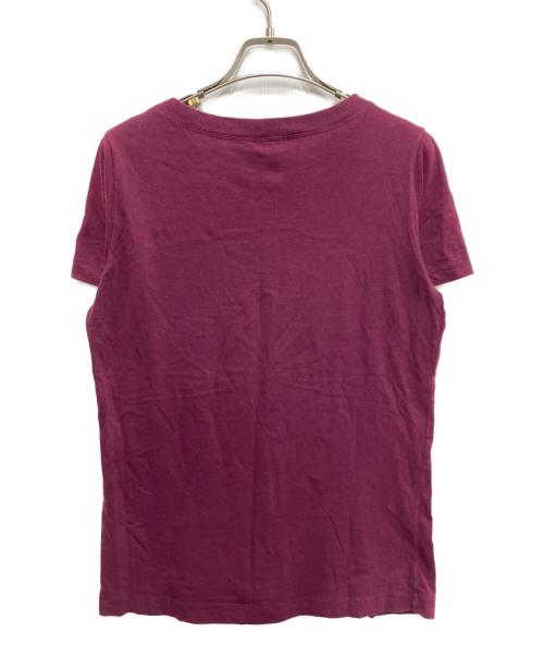 GUCCI（グッチ）GUCCI (グッチ) ポケットTシャツ パープル サイズ:Mの古着・服飾アイテム