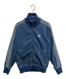 adidas（アディダス）の古着「アディカラー デニム ファイヤーバード トラックトップ」｜インディゴ