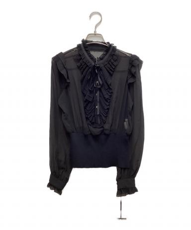 中古・古着通販】Sov. (ソブ) ギャザーフリルデザインブラウス 