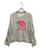 TRUNK HIROKO KOSHINOトランク ヒロコ コシノ）の古着「ラメスウェット」｜ライトグレー