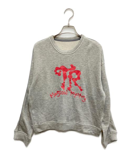TRUNK HIROKO KOSHINO（トランク ヒロコ コシノ）TRUNK HIROKO KOSHINO (トランク ヒロコ コシノ) ラメスウェット ライトグレー サイズ:38の古着・服飾アイテム