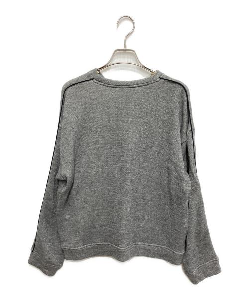HIROKO KOSHINO TRUNK（ヒロココシノ トランク）HIROKO KOSHINO TRUNK (ヒロココシノ トランク) ラメスウェット グレー サイズ:40の古着・服飾アイテム