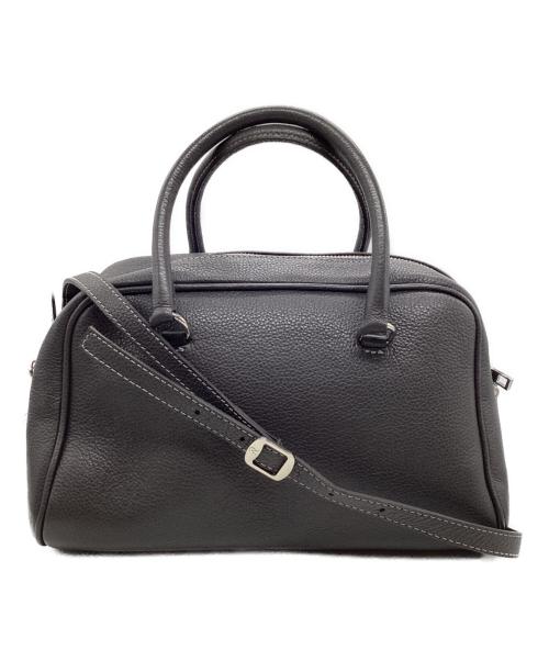 CHRISTIAN VILLA（クリスチャンヴィラ）CHRISTIAN VILLA (クリスチャンヴィラ) allureville (アルアバイル) 2WAYBoston Bag　（2WAY ボストンバッグ） グレーの古着・服飾アイテム