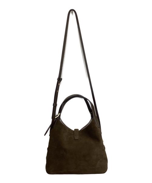 Kate Spade（ケイトスペード）Kate Spade (ケイトスペード) デコ スエード クロスボディ トート バッグ オリーブの古着・服飾アイテム