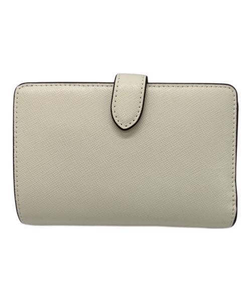 Kate Spade（ケイトスペード）Kate Spade (ケイトスペード) ミディアムウォレット ホワイトの古着・服飾アイテム