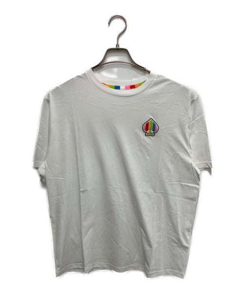 Kate Spade（ケイトスペード）Kate Spade (ケイトスペード) スペード ロゴ プライド Tシャツ ホワイト サイズ:M 未使用品の古着・服飾アイテム