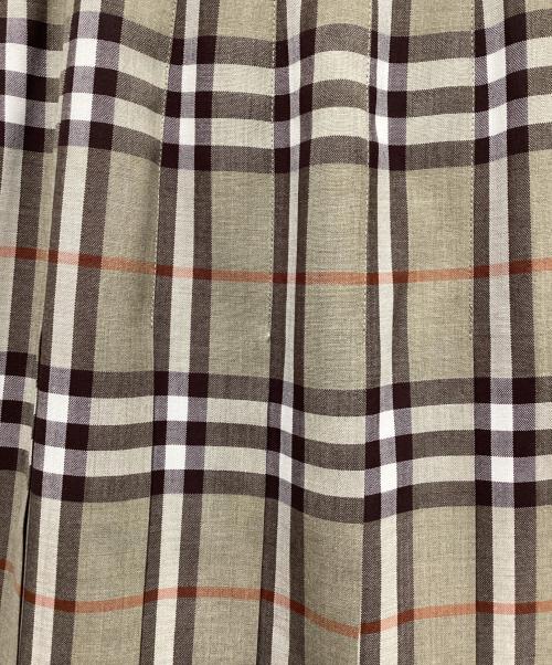 Burberry's（バーバリーズ）Burberry's (バーバリーズ) チェックスカート グリーン サイズ:SMの古着・服飾アイテム