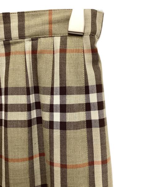 Burberry's（バーバリーズ）Burberry's (バーバリーズ) チェックスカート グリーン サイズ:SMの古着・服飾アイテム