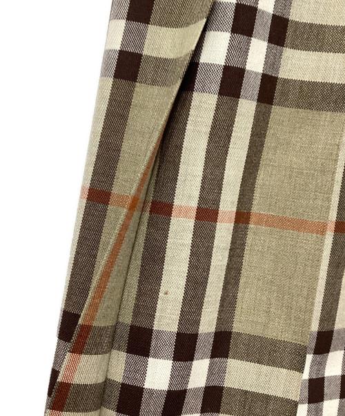 Burberry's（バーバリーズ）Burberry's (バーバリーズ) チェックスカート グリーン サイズ:SMの古着・服飾アイテム